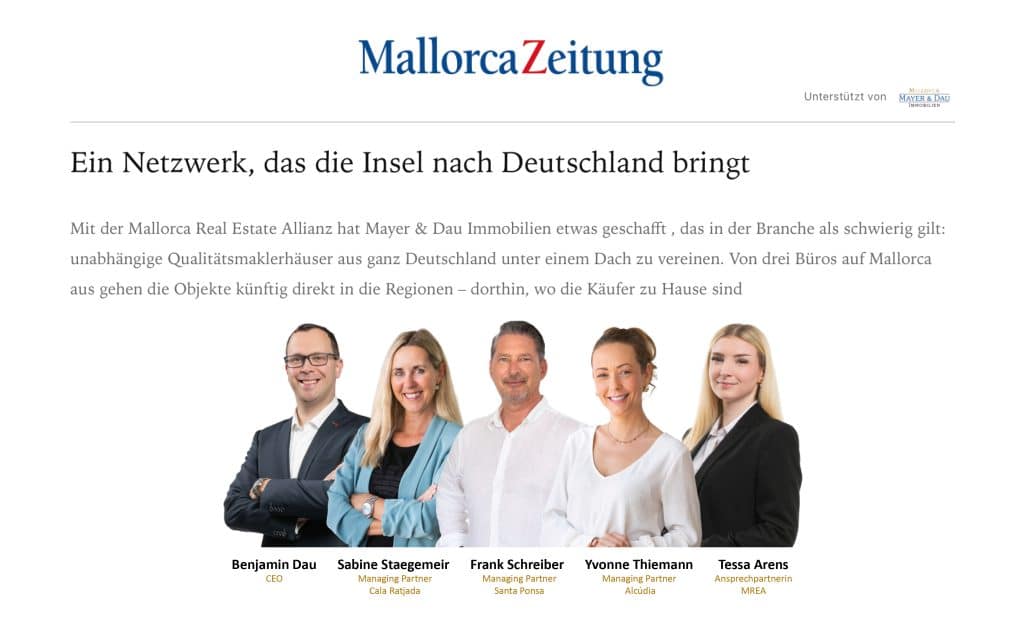 Mallorca Zeitung: Ein Netzwerk, das die Insel nach Deutschland bringt